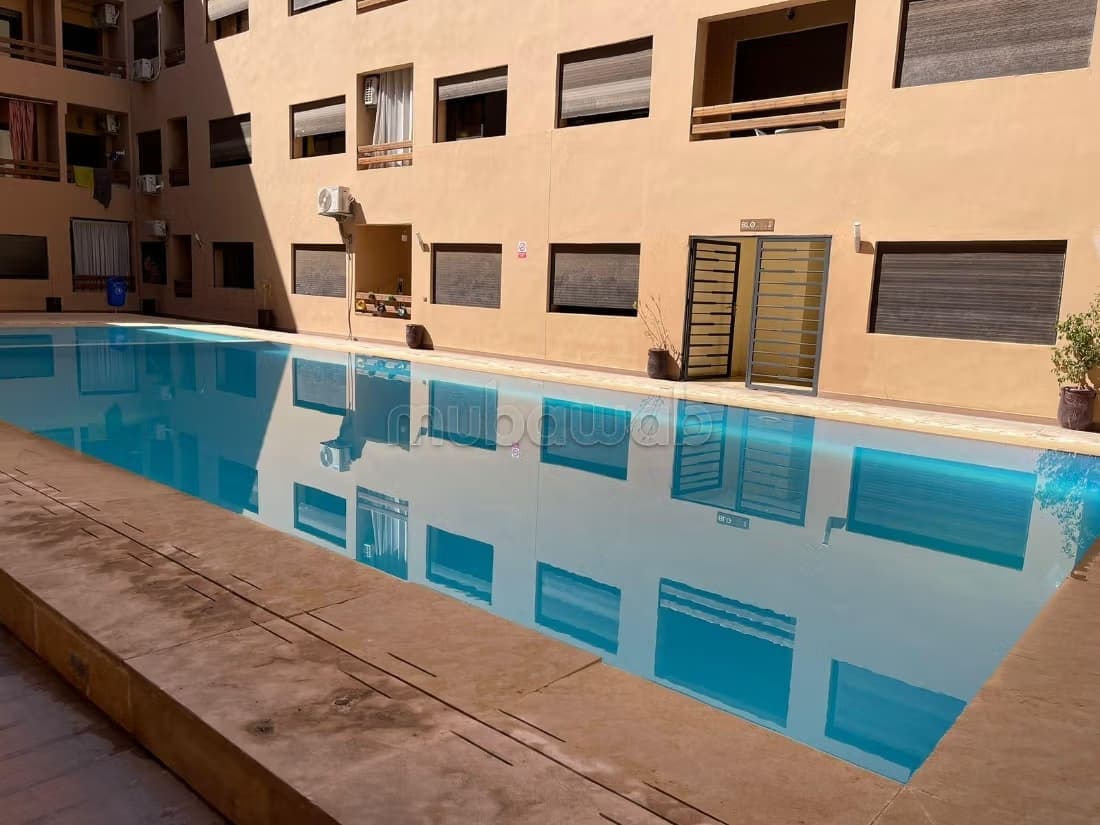 Appartement 3 chambres résidences piscine guéliz