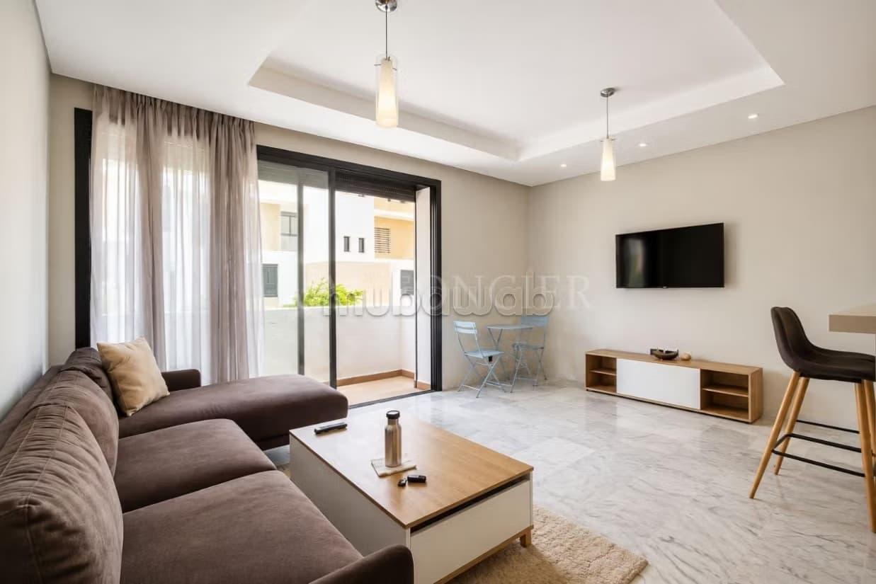 Location Superbe Studio meublé avec terrasse, Bouskoura