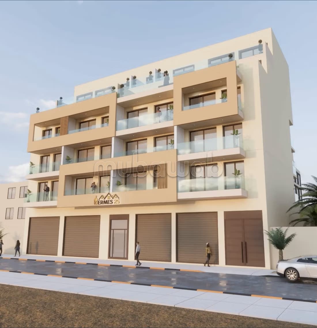 Hermès 25 Studios & Appartements avec Piscine