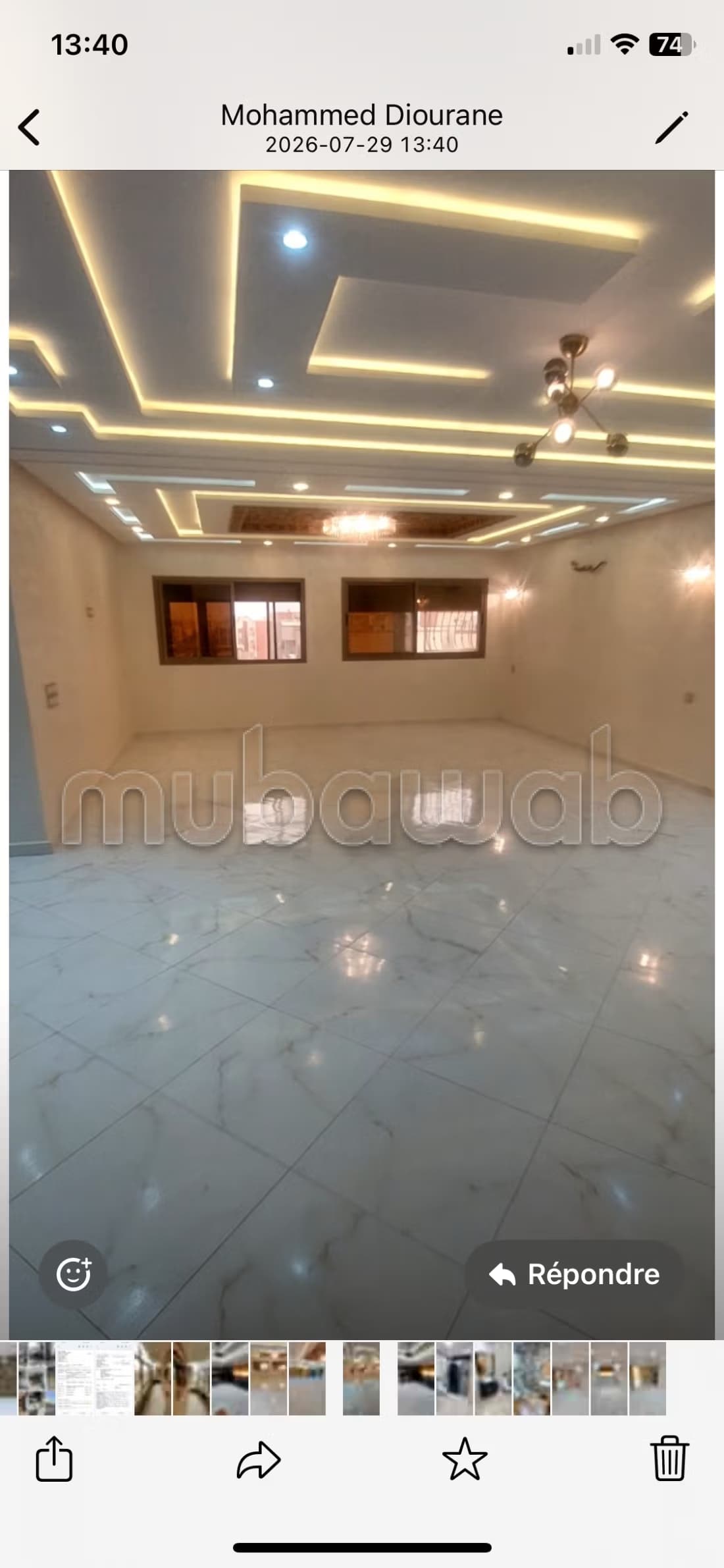 A louer très bel appart 180 m2 alliance mehdia