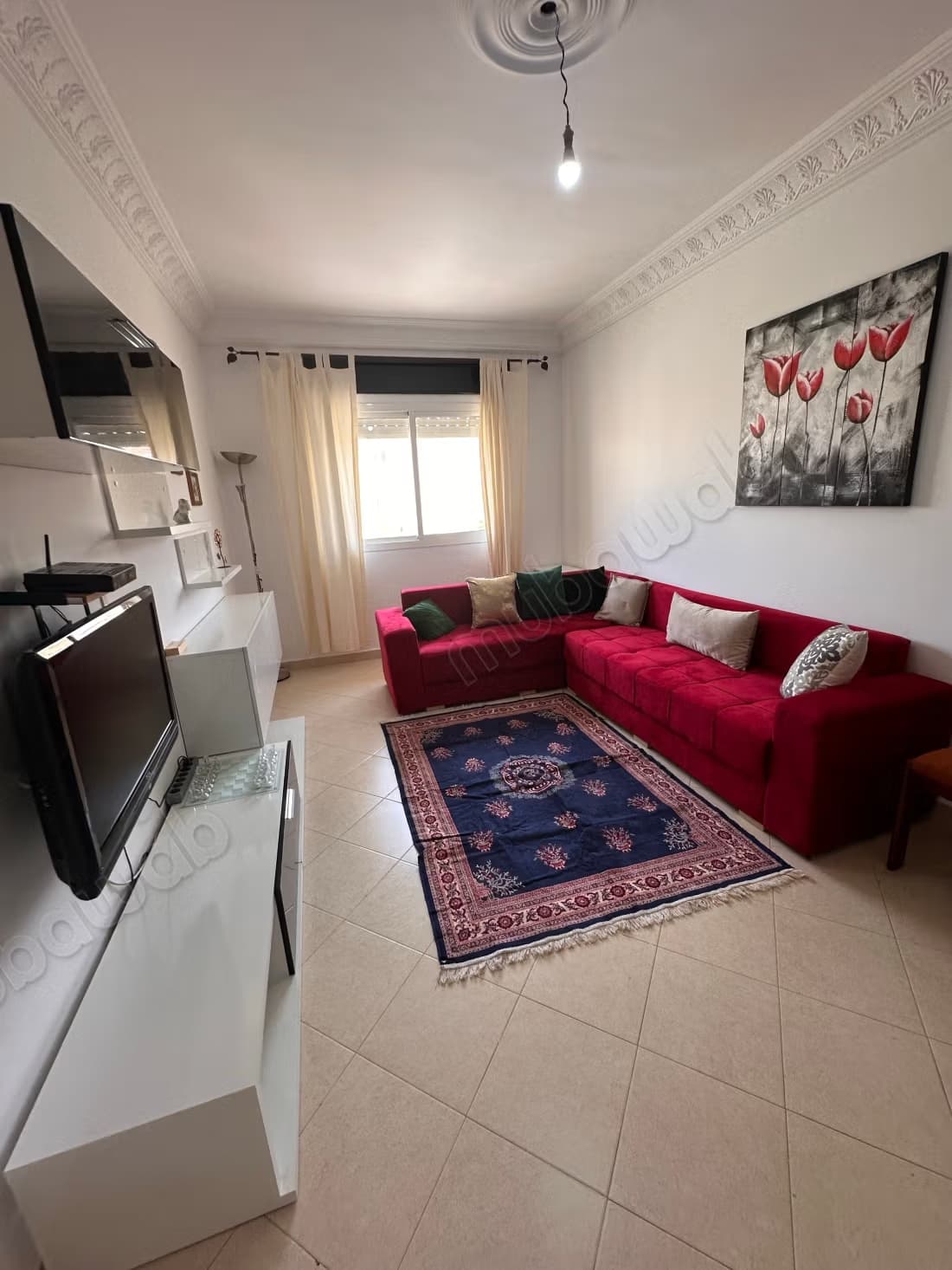 À louer cet appartement à Boukhalef. Superficie 65 m². Anten...