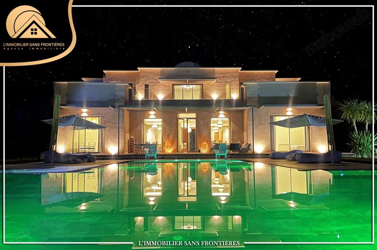 Villa privée meublée à louer sur la Route d’Ouarzazate, Marr...