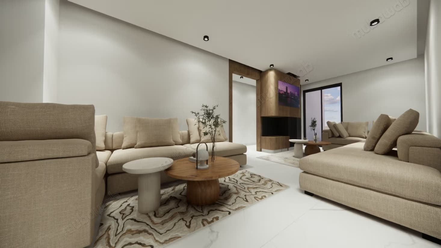 Appartement sur plan tanja Balia 60m 67m