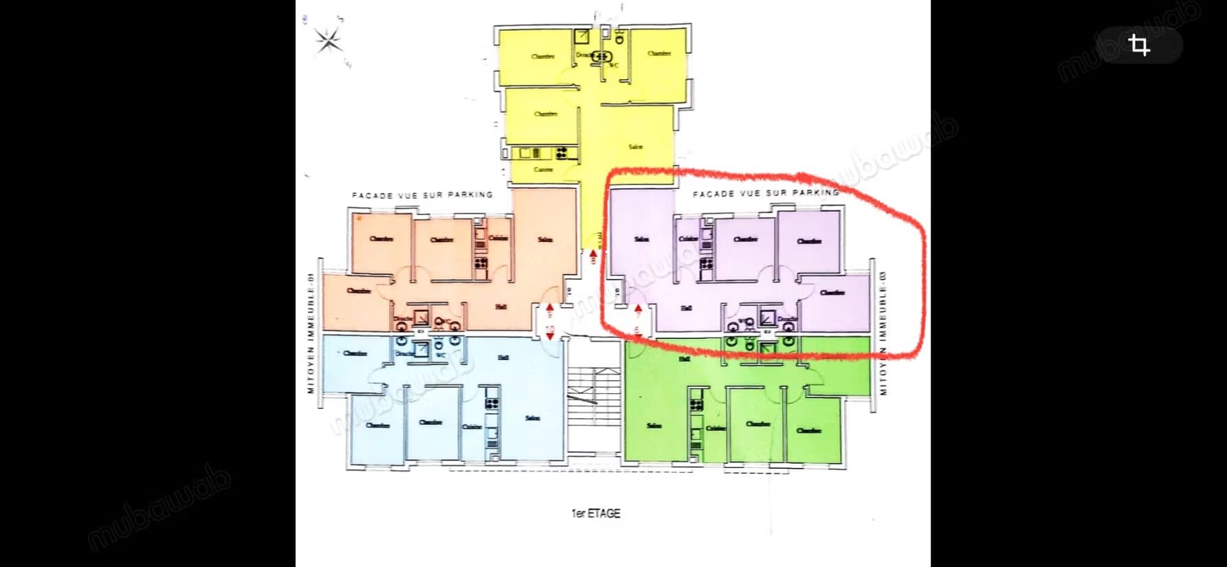 Appartement à vendre, bon emplacement à Mohammedia