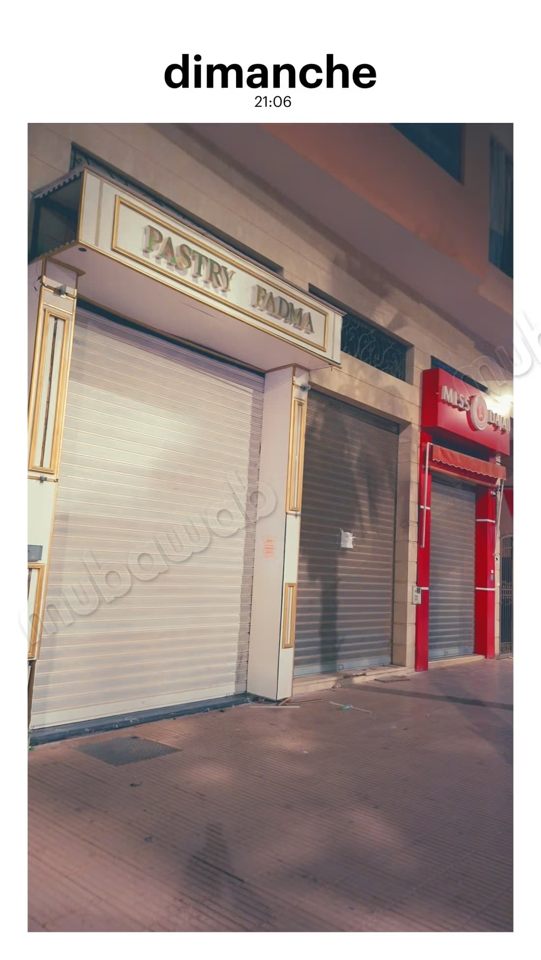 Local commercial bien situé