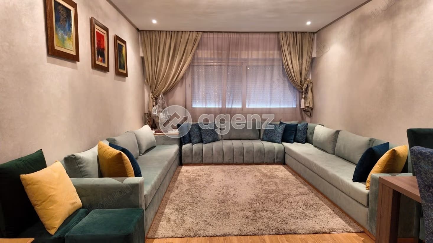 Appartement à vendre 90 m², 2 chambres Burger Casablanca
