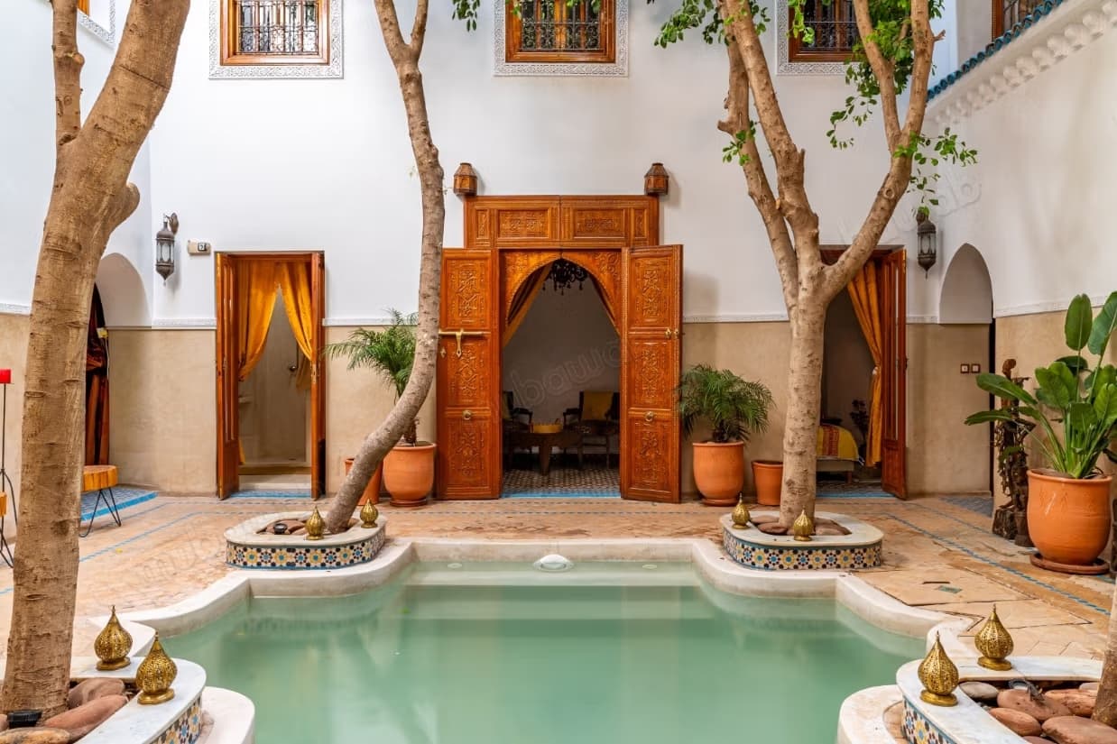 Riad d'exception titré à Bab Dokala, 6 chambres, piscine, ha...