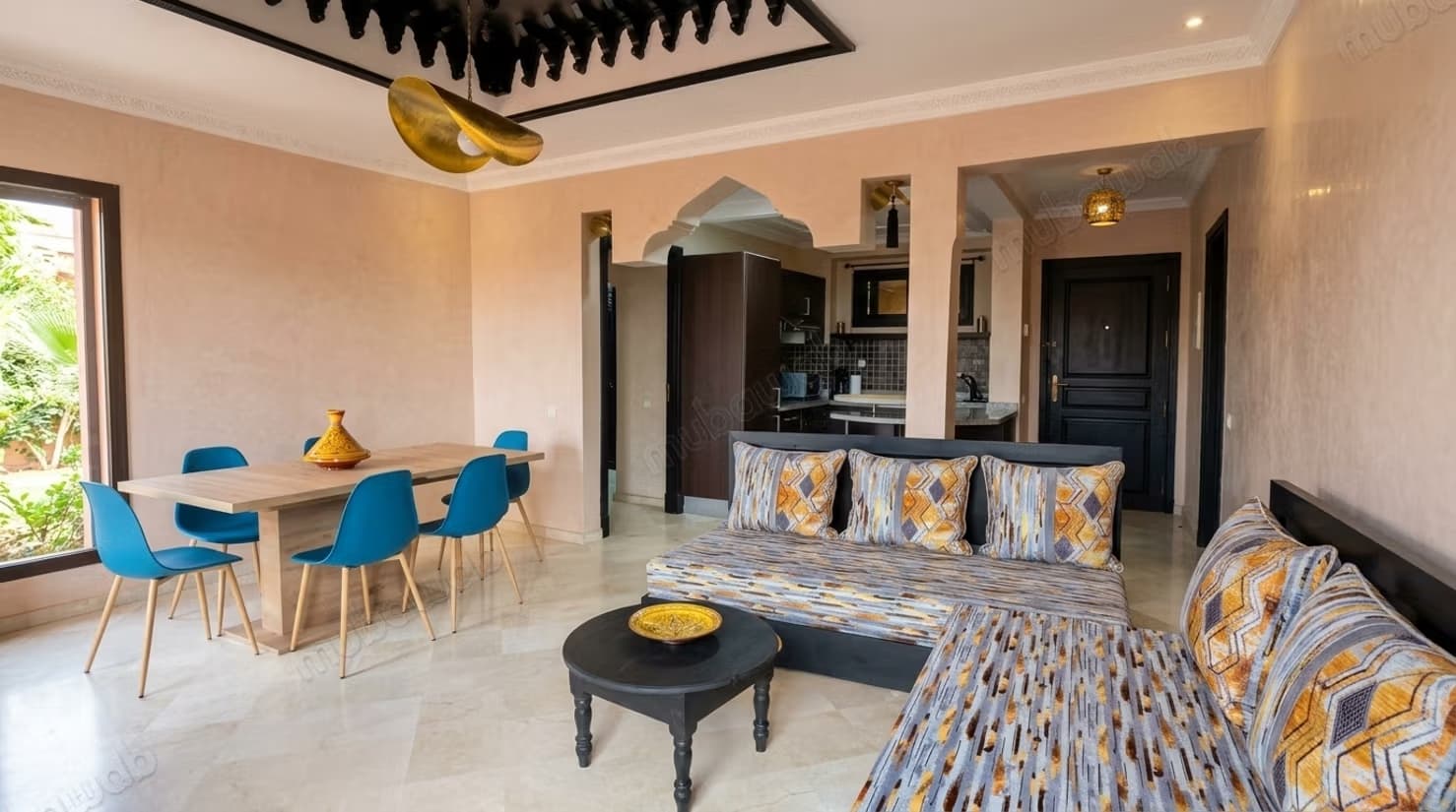 Appartement meublé avec rooftop à louer dans la palmeraie