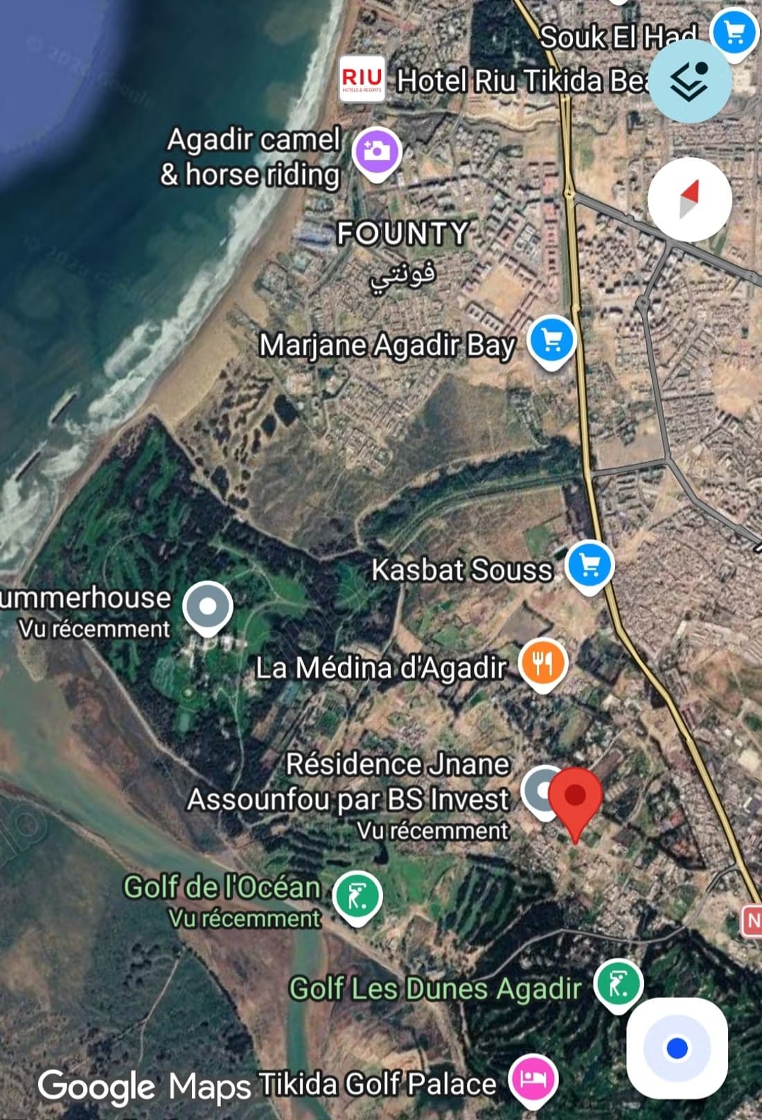 ️️️ TERRAIN 1 508 m² À VENDRE – AGHROUD, AGADIR ️️️