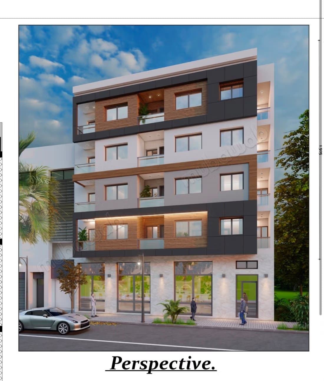 Terrain 241m² avec Projet R4 Autorisé Tanger