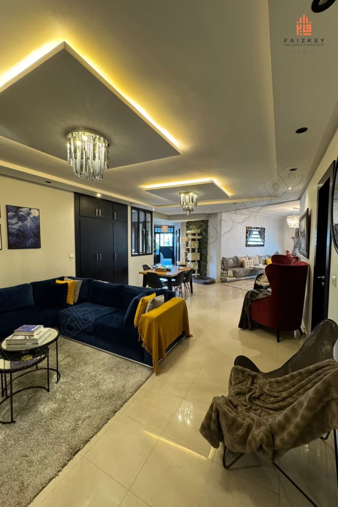 Appartement 3 chambres à vendre à l’Océan Rabat