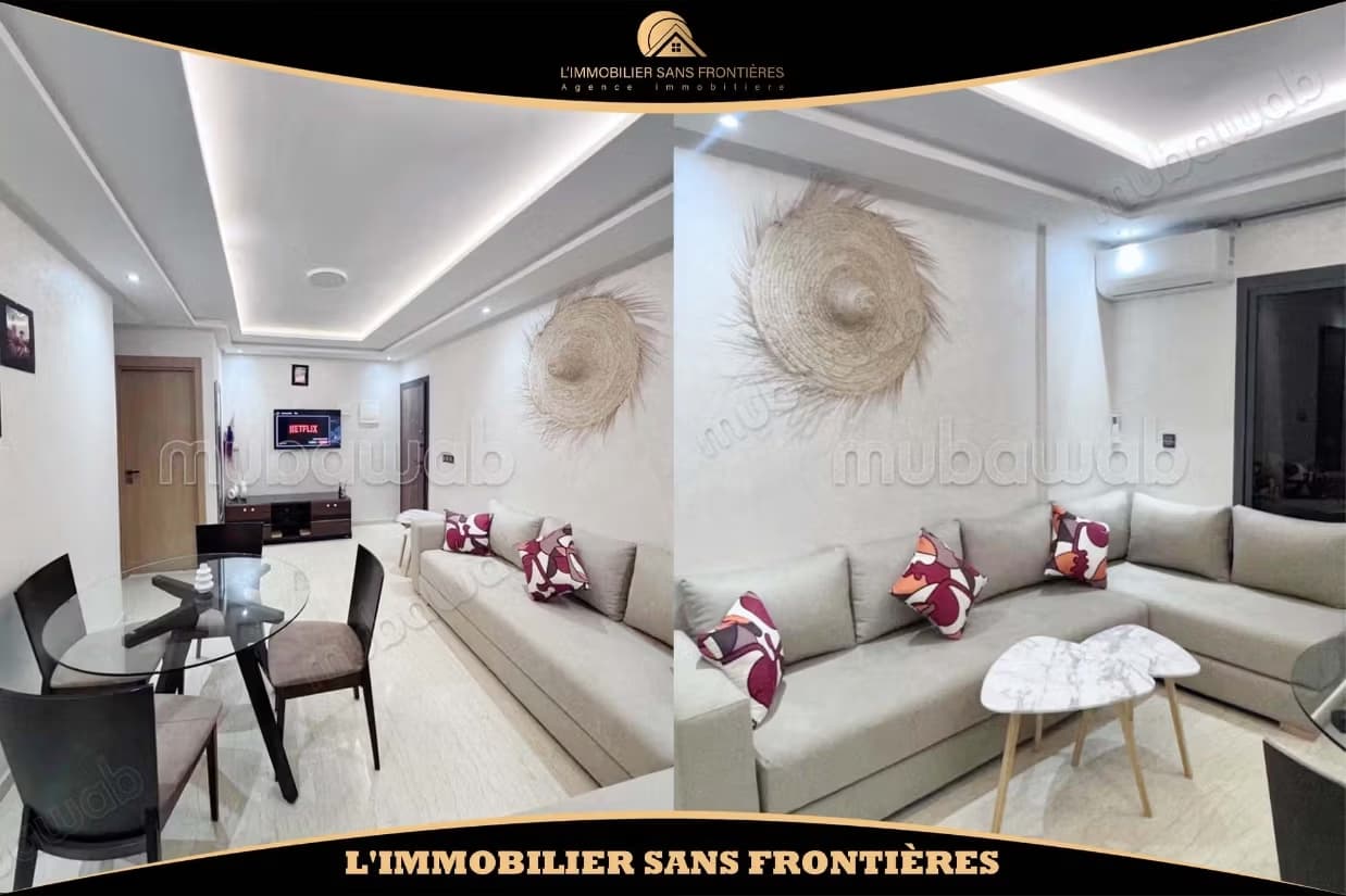 Appartement meublé de 50 m² Route de Casablanca – Grande ter...