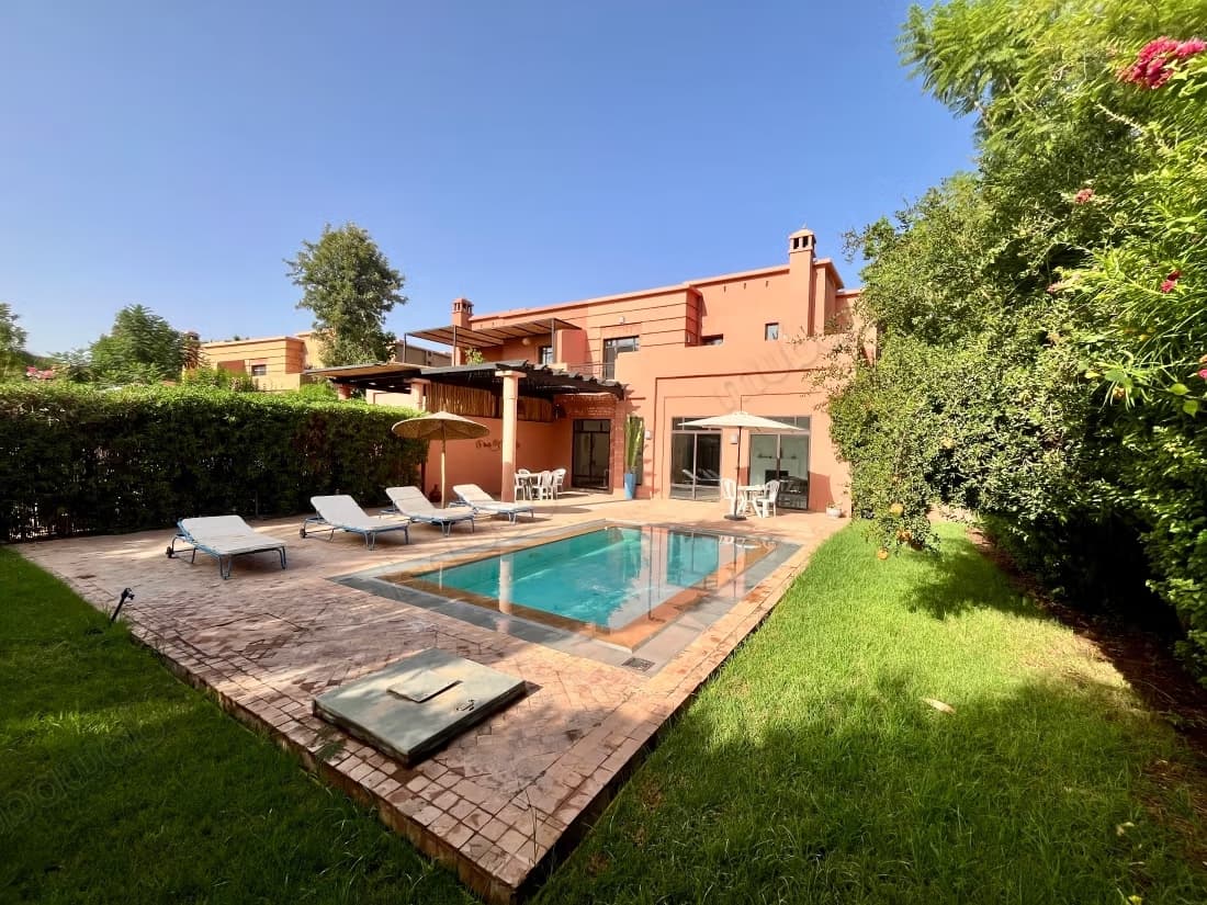 Villa meublée avec piscine privée, Marrakech