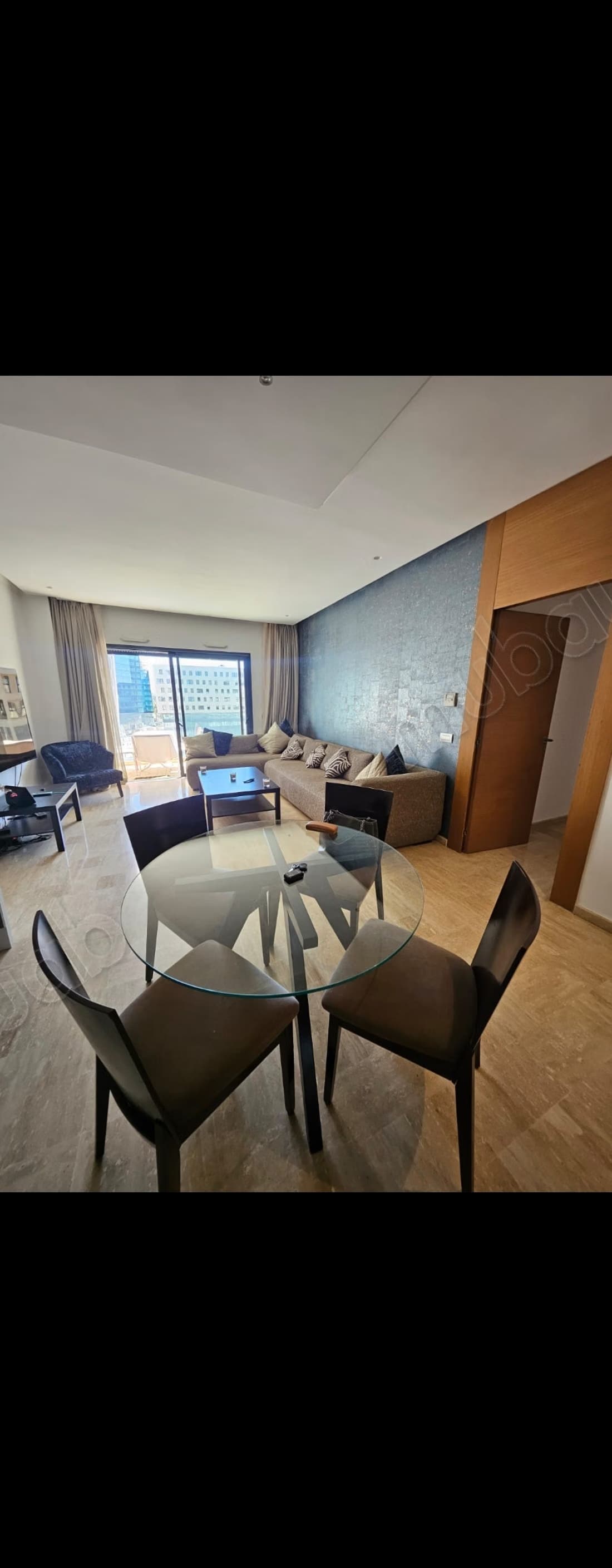 Appartement meublé à louer à Casablanca Finance City. 2 cham...