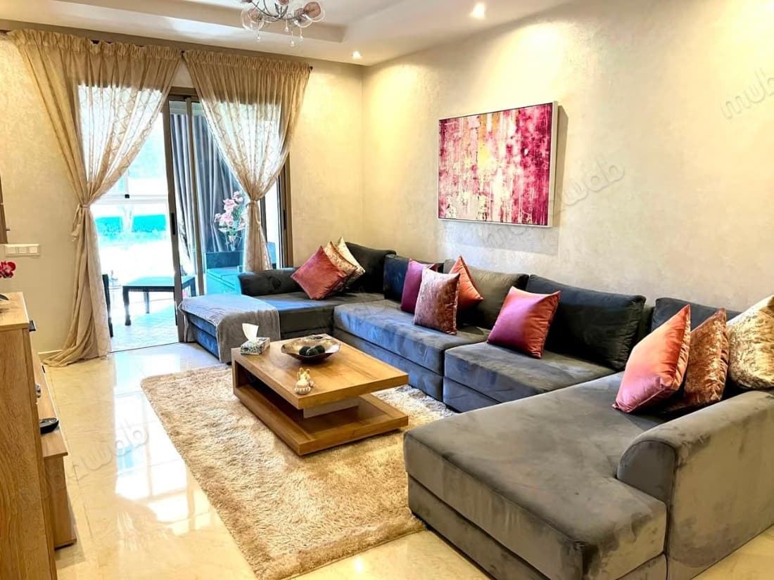 Appartement meublé à louer piscine– Marrakech Agdal
