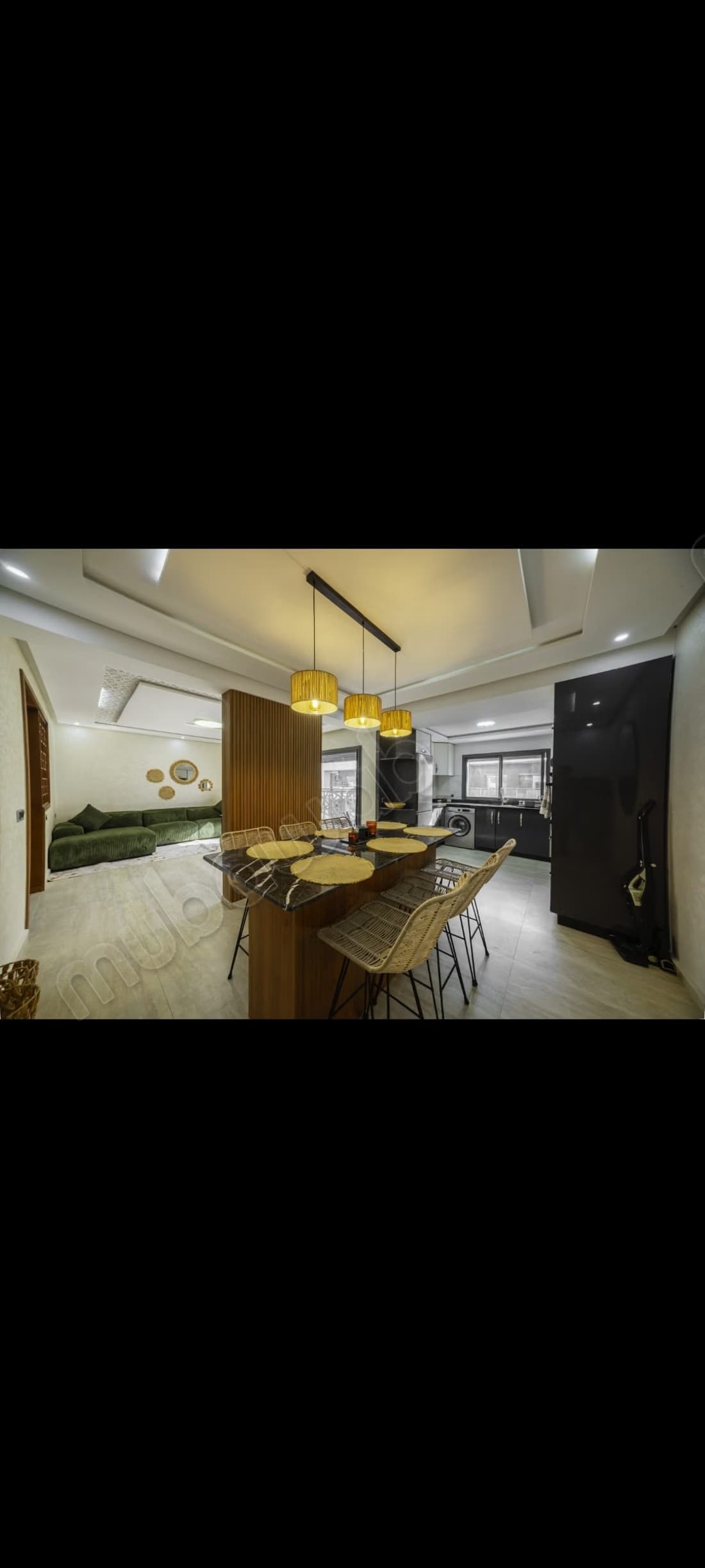 Superbe appartement à louer à Haut Founty. 1 Pièce. Bien meu...