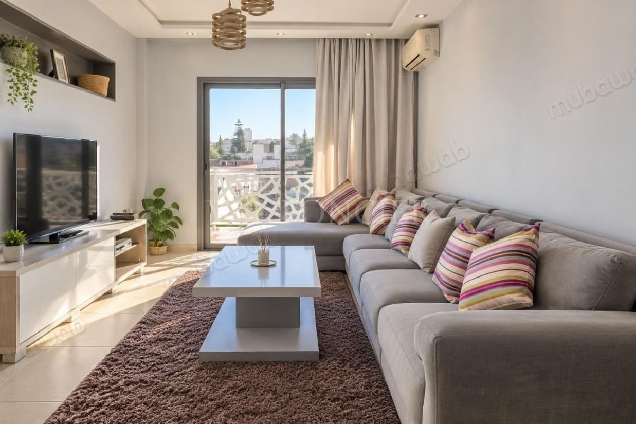 Location Appartement meublé 2chambres avec balcon Quartier...