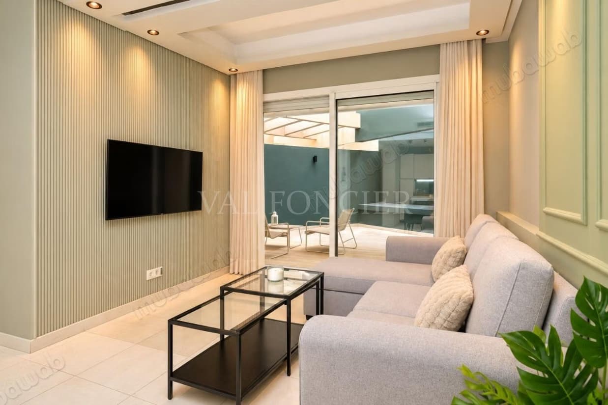 Location Studio moderne meublé avec grande terrasse Ziraoui...