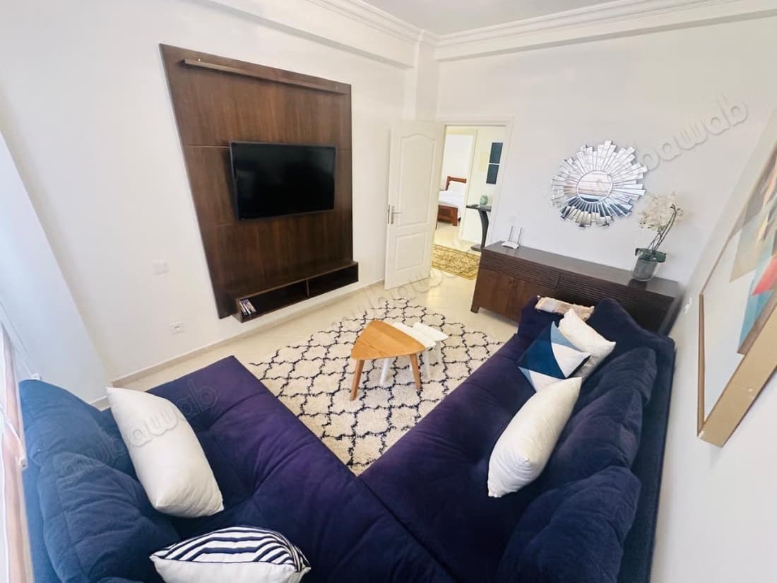 Duplex neuf meublé avec jardin à louer à agadir