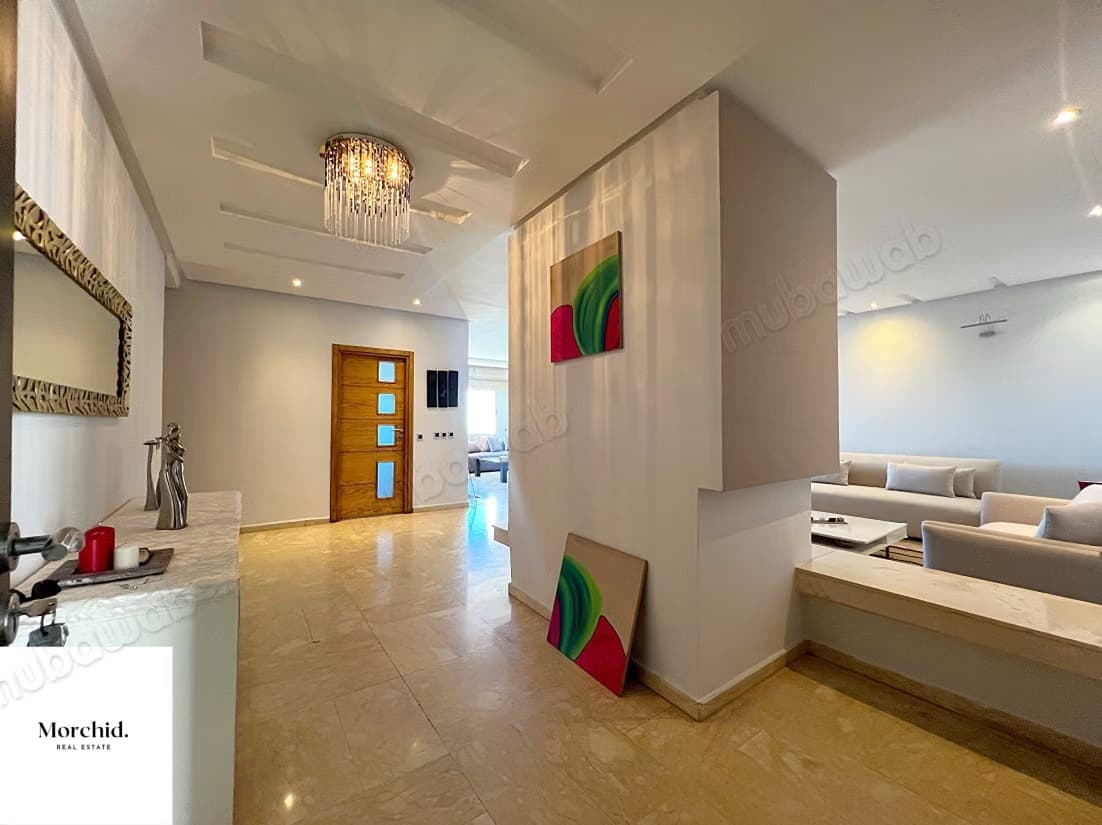 Ain diab, casablanca appartement meuble Vue mer