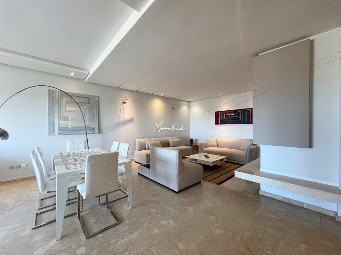 Ain diab, casablanca appartement meuble Vue mer
