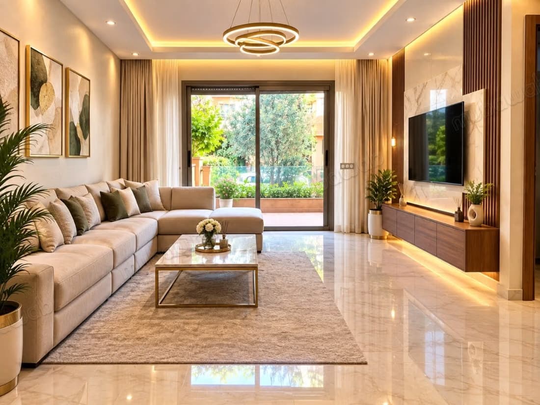 Vente d'un Appartement à Agdal. Superficie totale 94 m². Meu...
