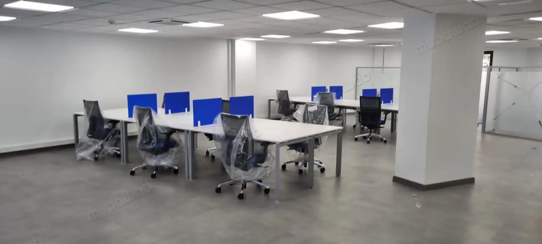 Plateau de bureau aménagé à louer à Casablanca – Bd Zerktoun...