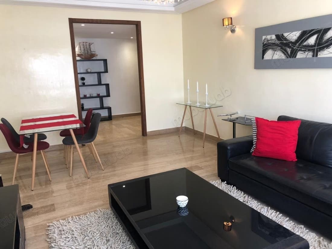 Superbe appartement à louer à mahaj Riyad. 4 pièces. Bien me...
