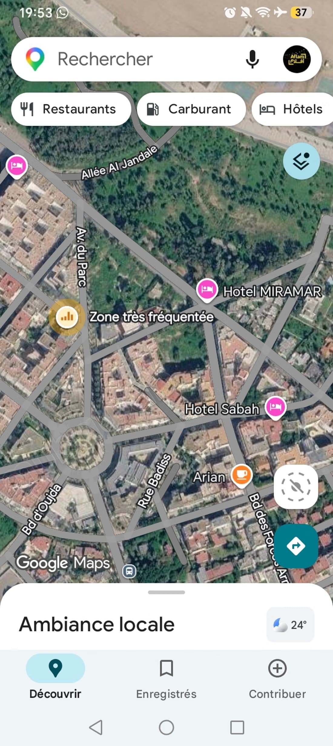Terrain à vendre à Quartier du Parc. Surface de 700 m²