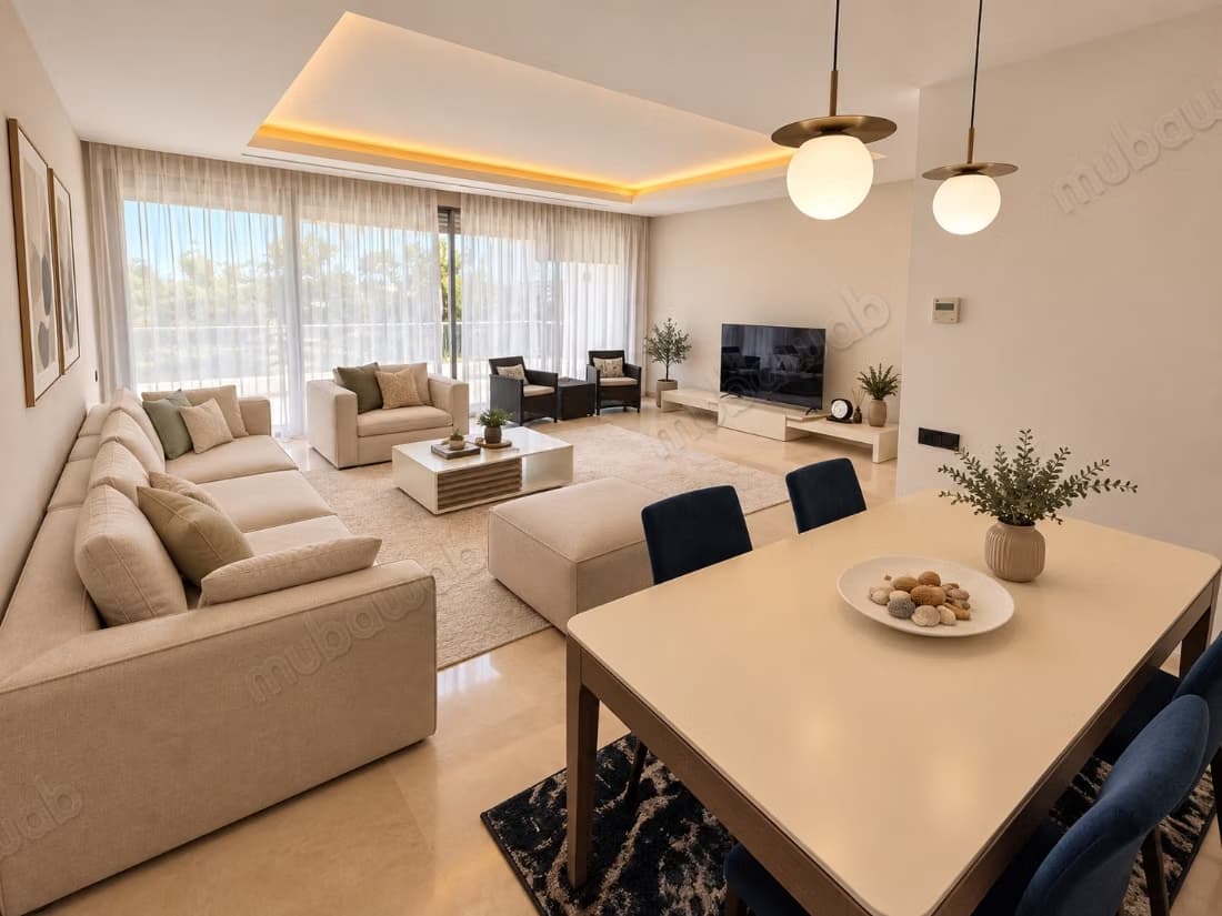 Appartement F2 meublé à louer à L’Orangeraie de Souissi – Ra...