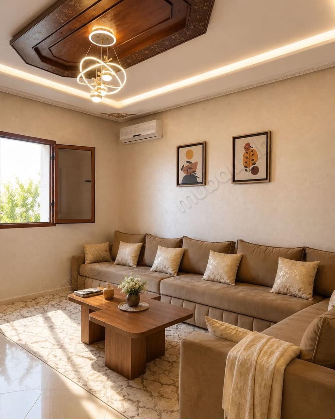 Appartement meublé, à louer de la plage en terrass