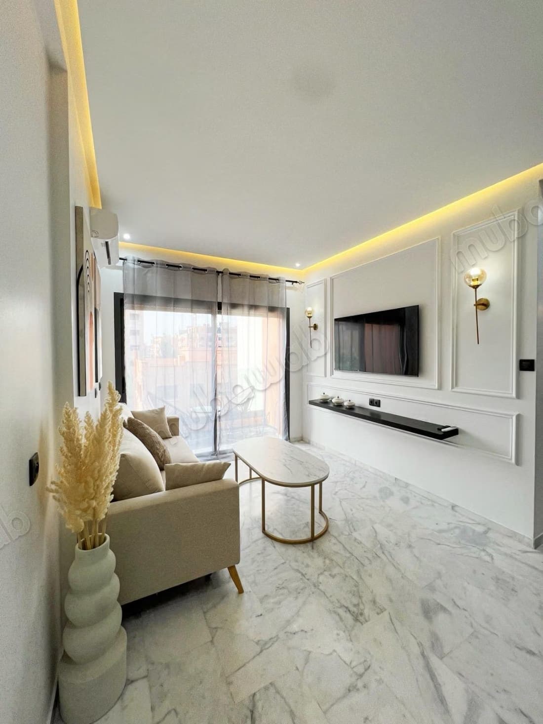 Appartement à l'achat à Guéliz. 1 chambre. Bien meublé