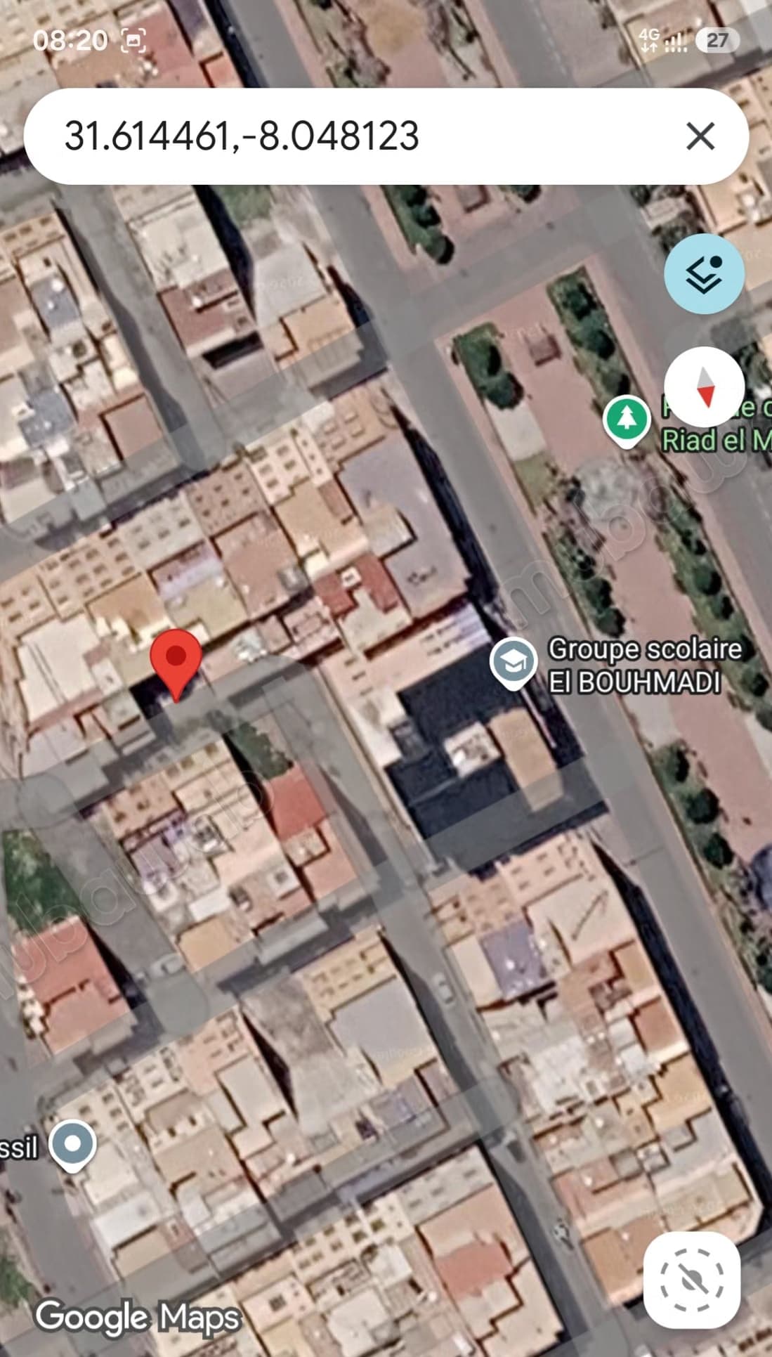 Vente de terrain à Azli. Superficie 94 m²
