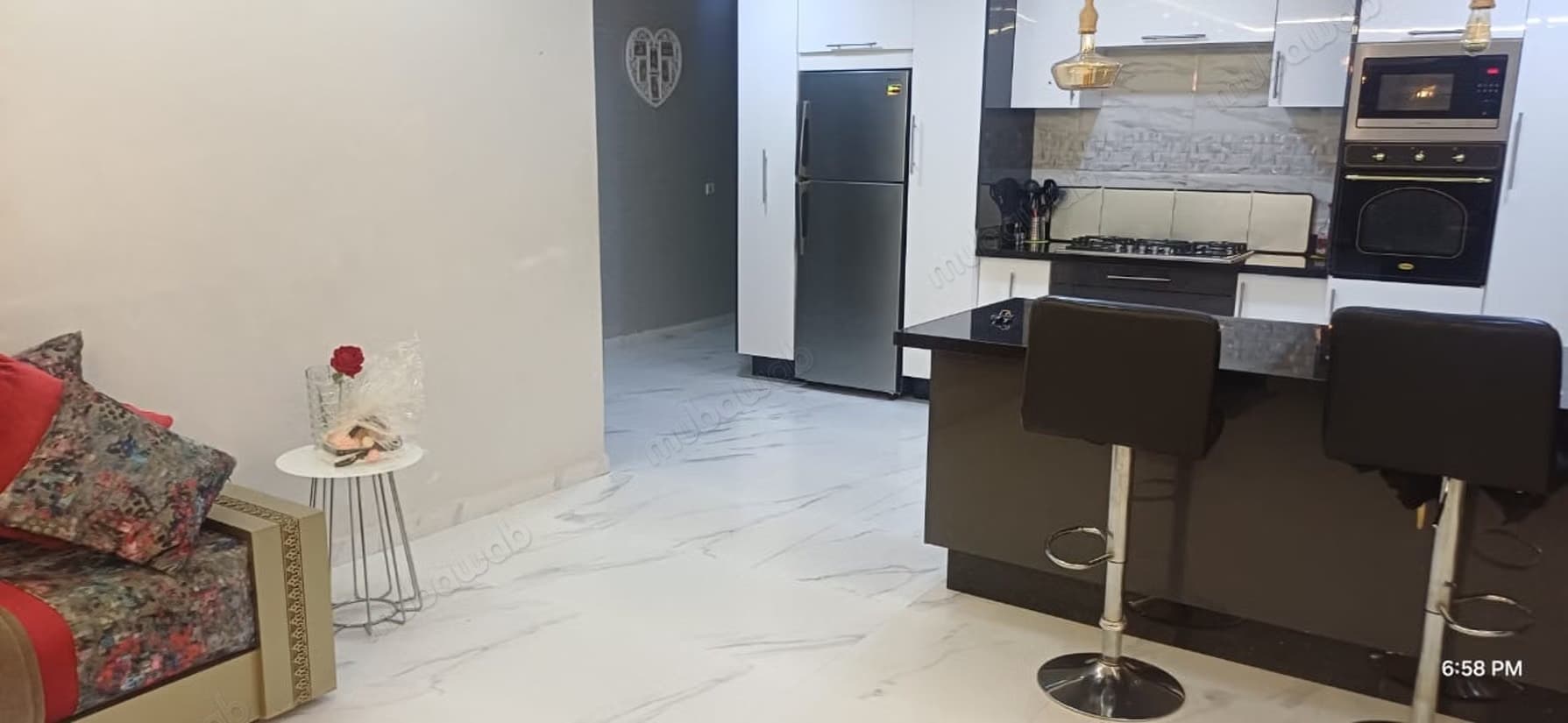 Location d'un appartement à Sidi Yahya. 2 chambres. Meublé
