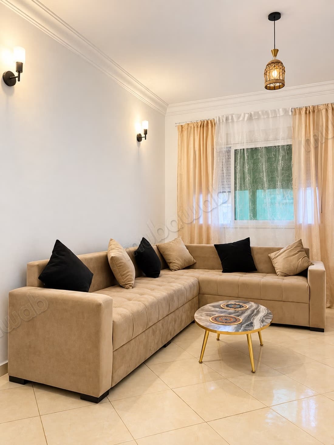 Location d'un appartement à Ziaten. 2 chambres