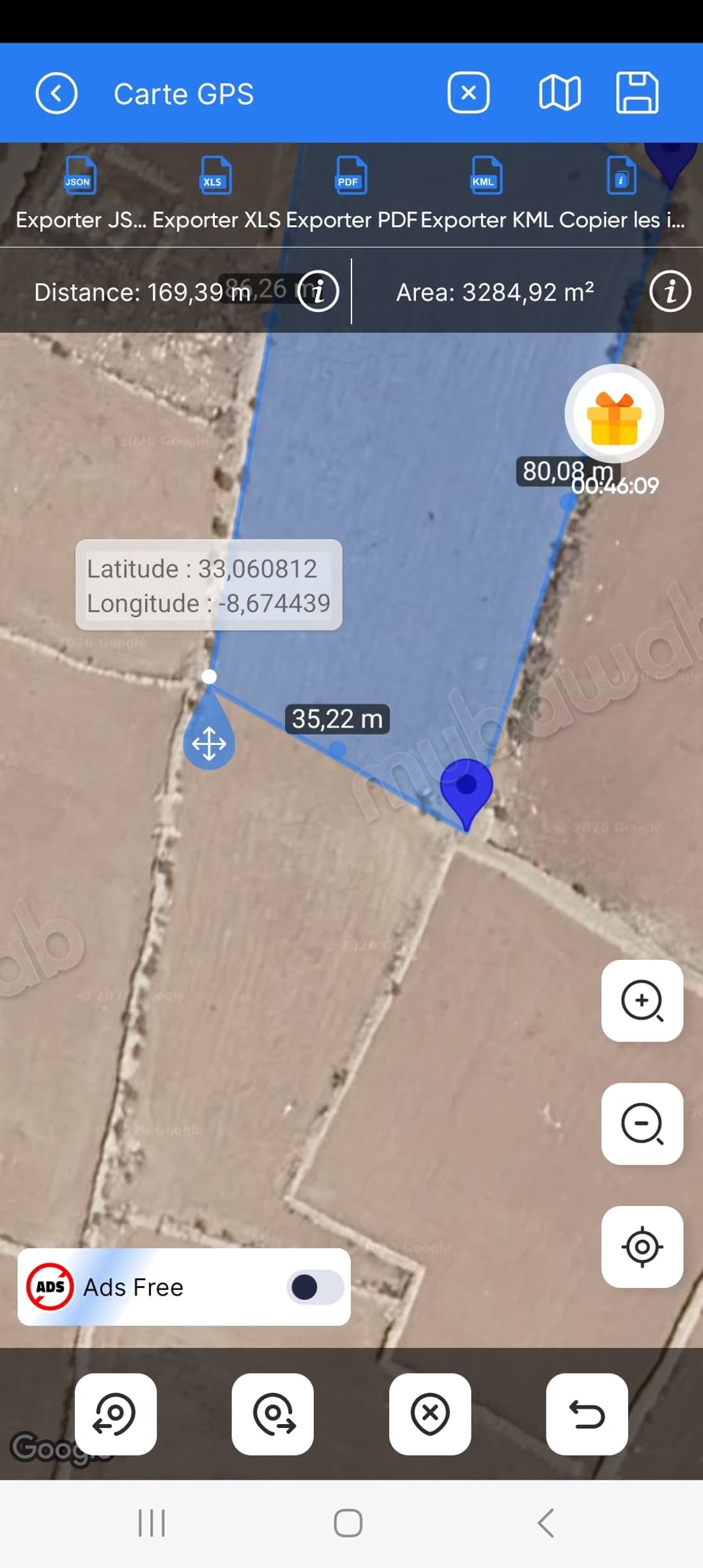 Sidi Abad Nouvelle Route Walidiyah Collège 3000 m²