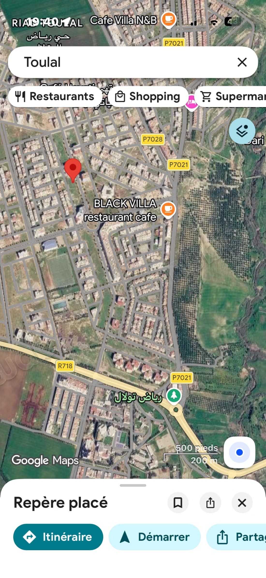 Beau terrain à la vente à Toulal. Surface totale 460 m²