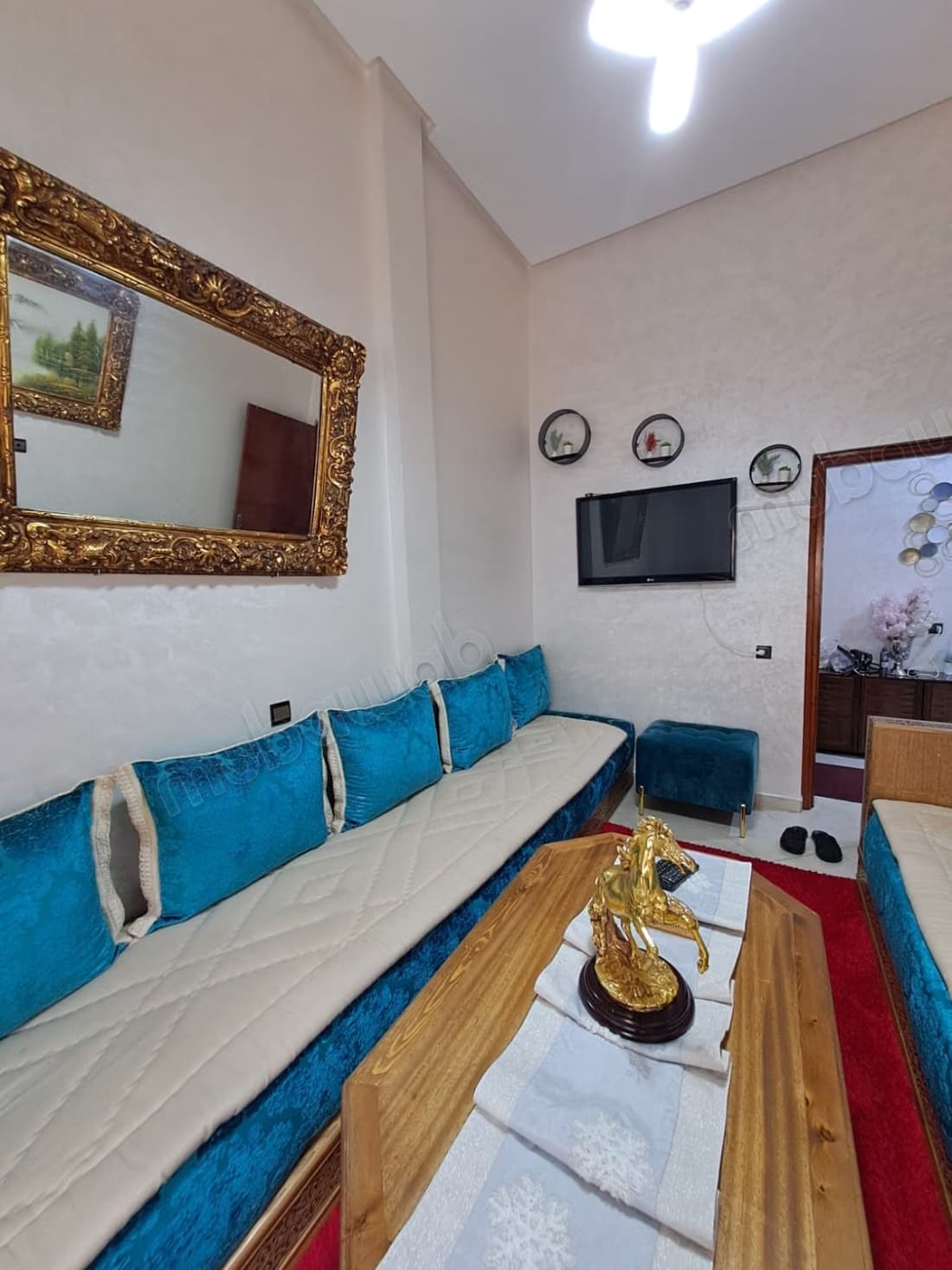 Bel appartement à louer à Al-Wifaq. 2 pièces. Résidence sécu...