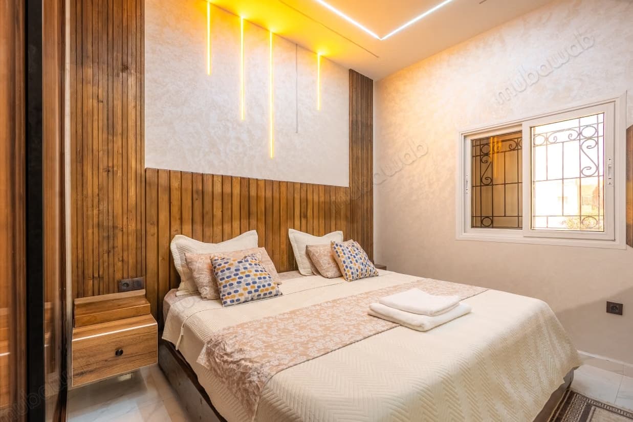 Appartement meublé avec jardin à Ghazoua
