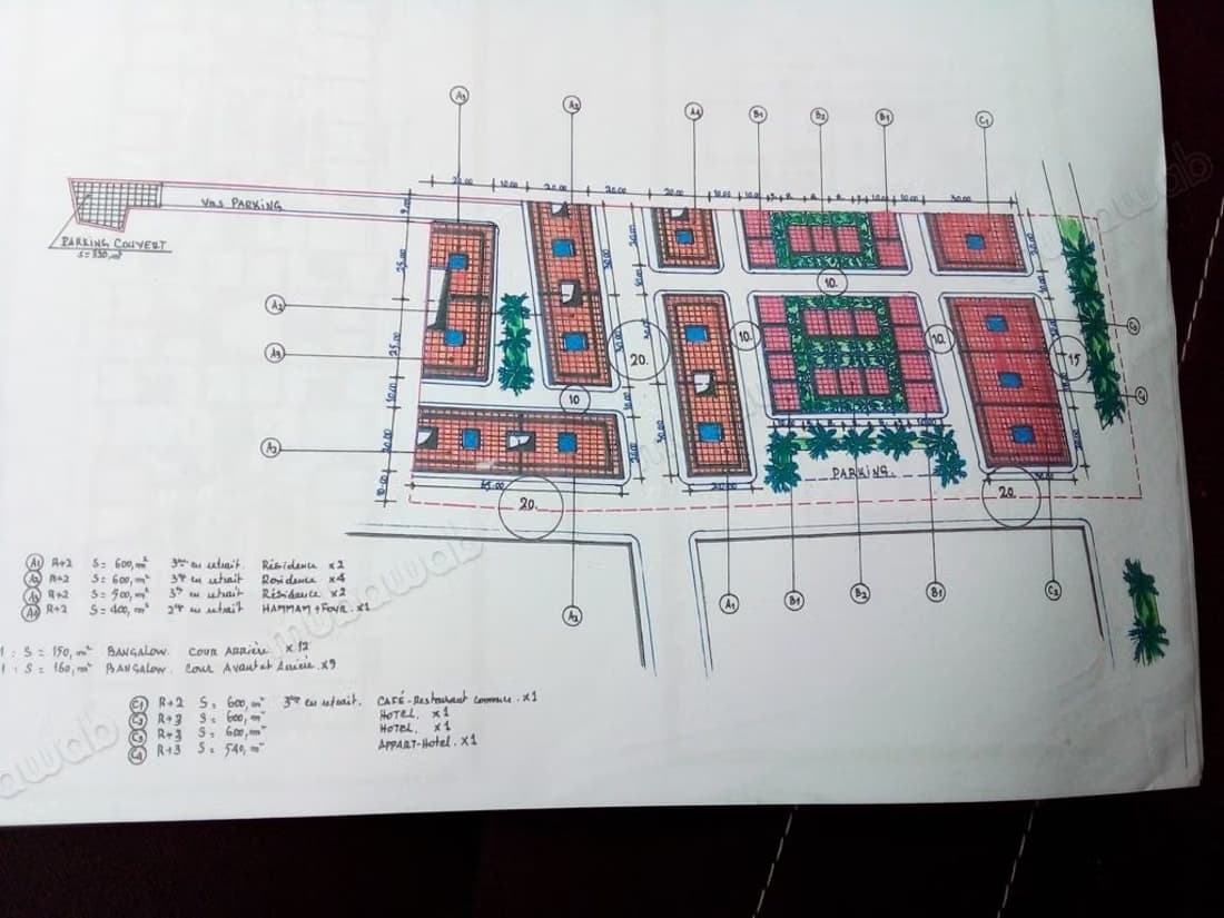 Terrain en vente à Sidi Moussa. Surface de 25560 m²