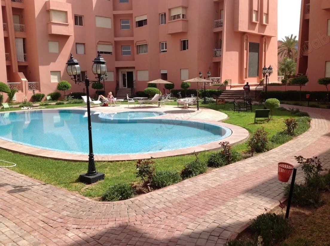 Appartement à louer meublé sur la route de casa