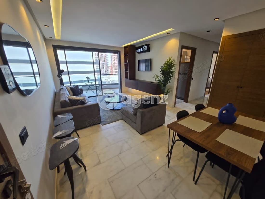 Appartement à louer 100 m², 2 chambres Casablanca Finance Ci...