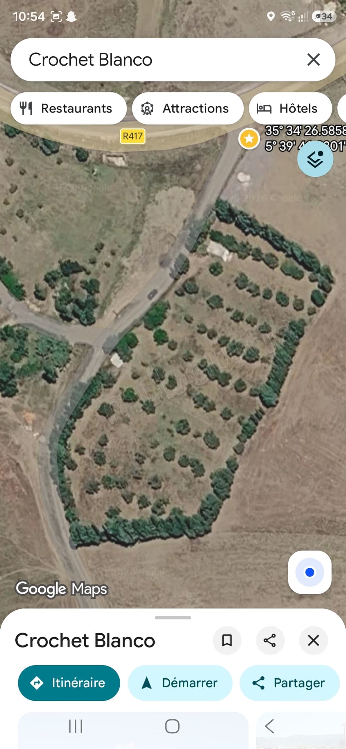 Ferme à vendre à Dar Chaoui. Surface totale 6600 m²