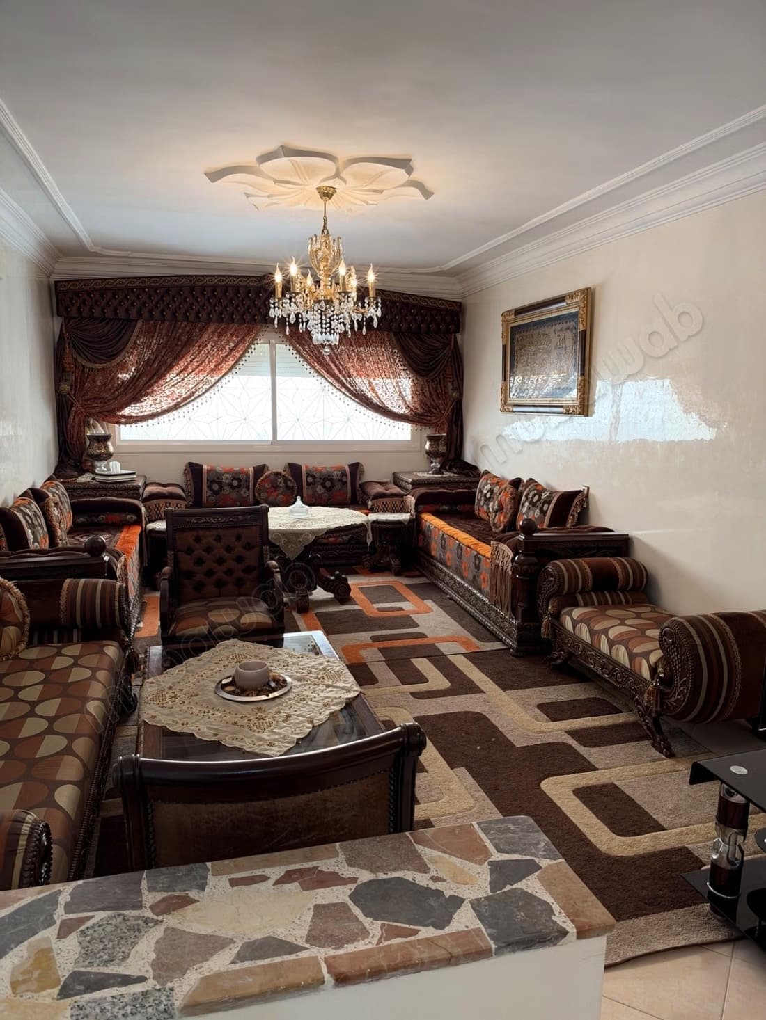 Appartement à vendre 140m2 Meublé Avenue Fes