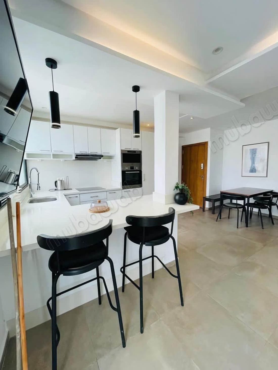 Appartement standing meublé avec terrasse a ha
