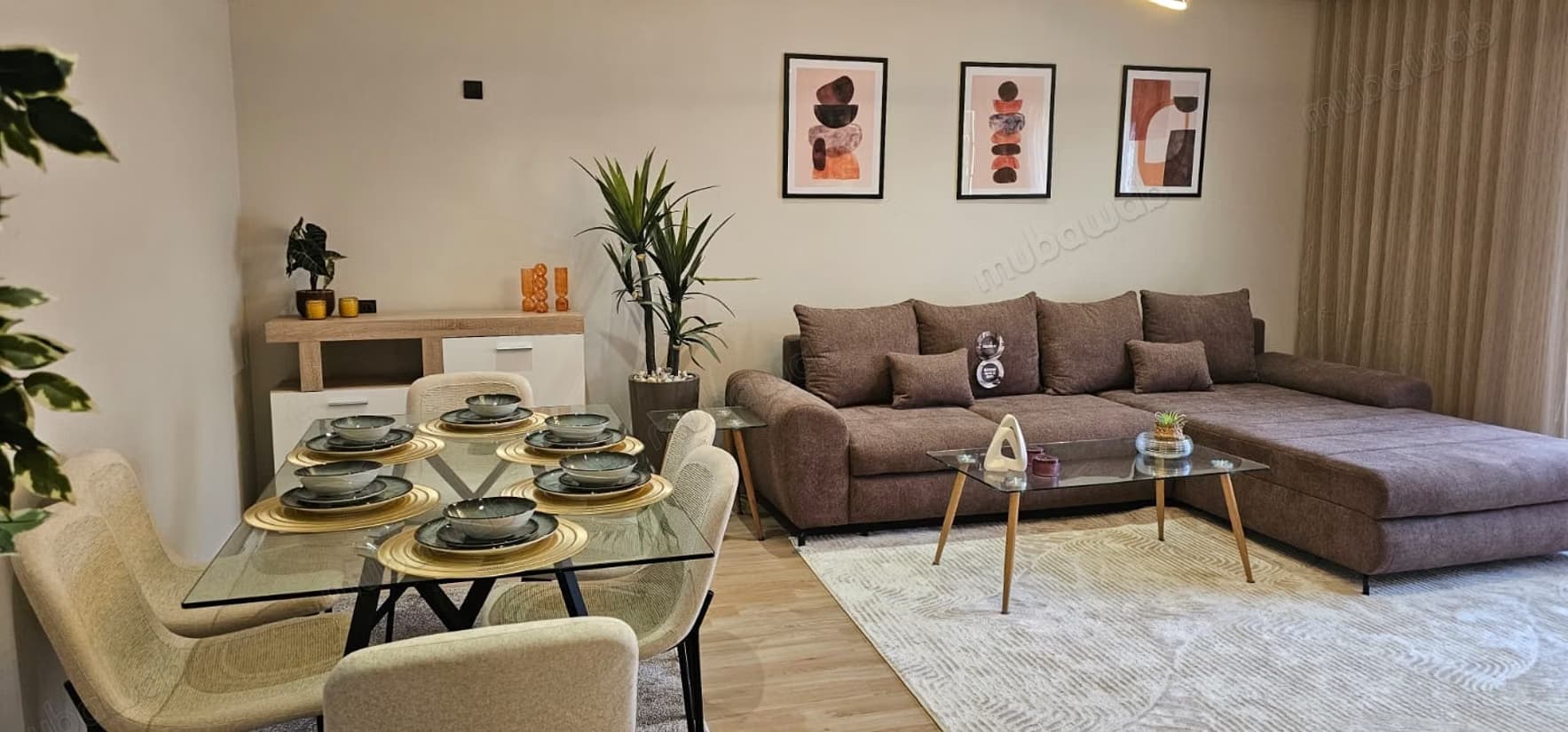 Louez cet appartement à Malabata. Superficie 130 m². Meublé