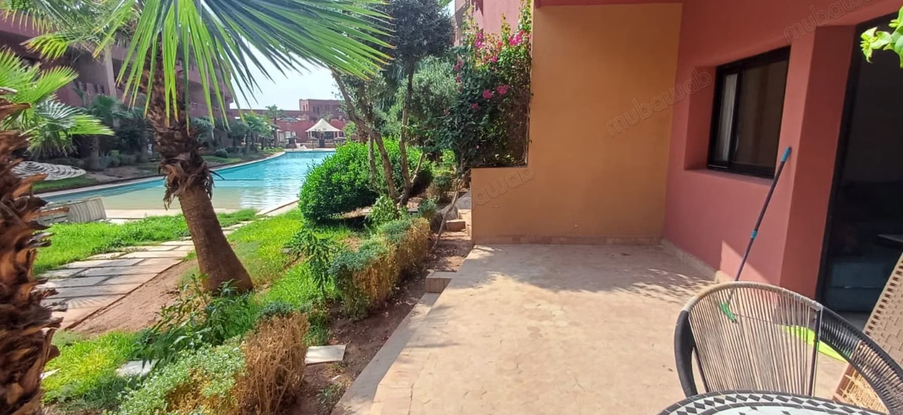 Sublime rez de jardin à louer sur la route de Casa