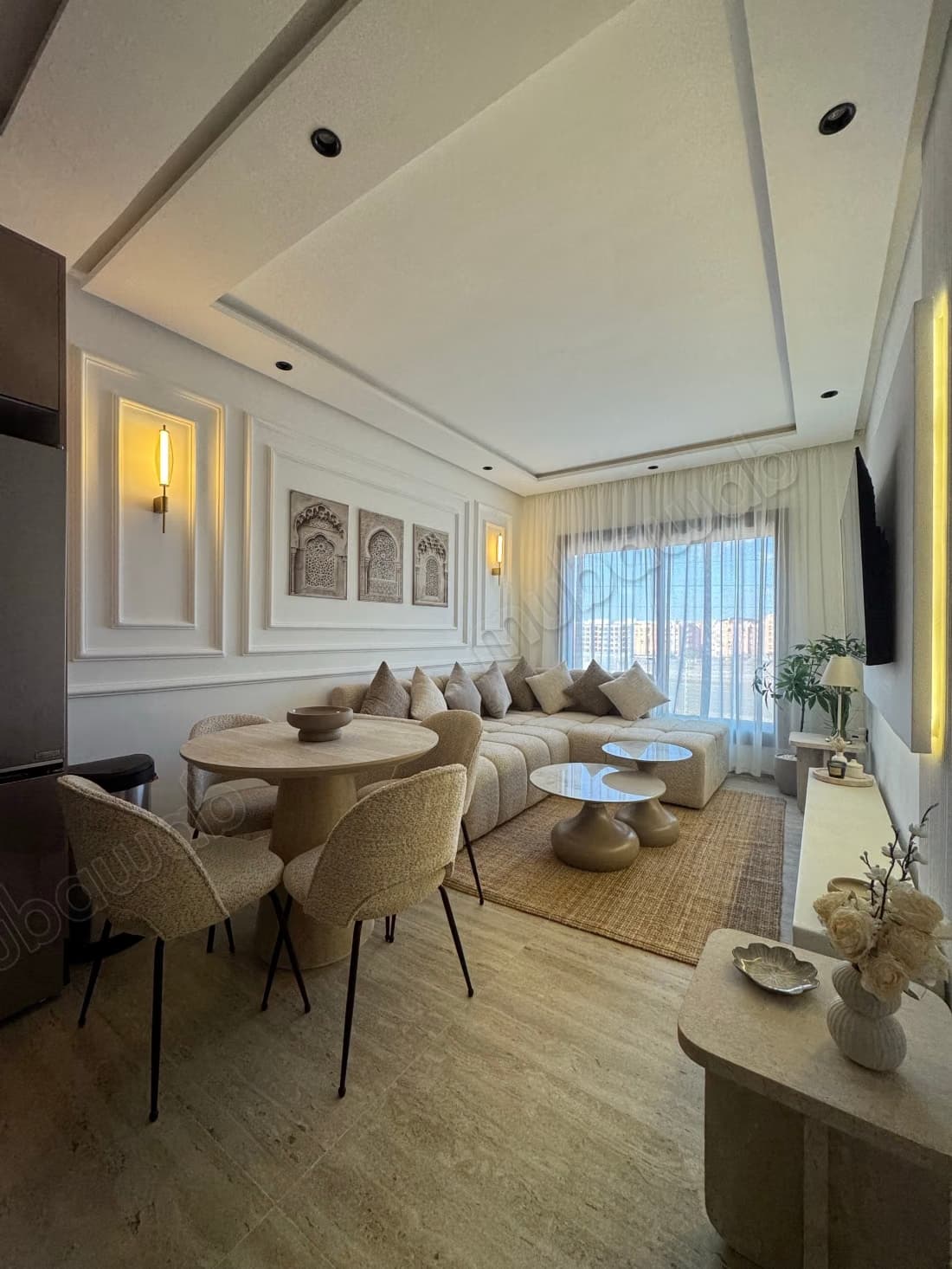 Appartement meublé longue durée à louer, résidence la rose d...