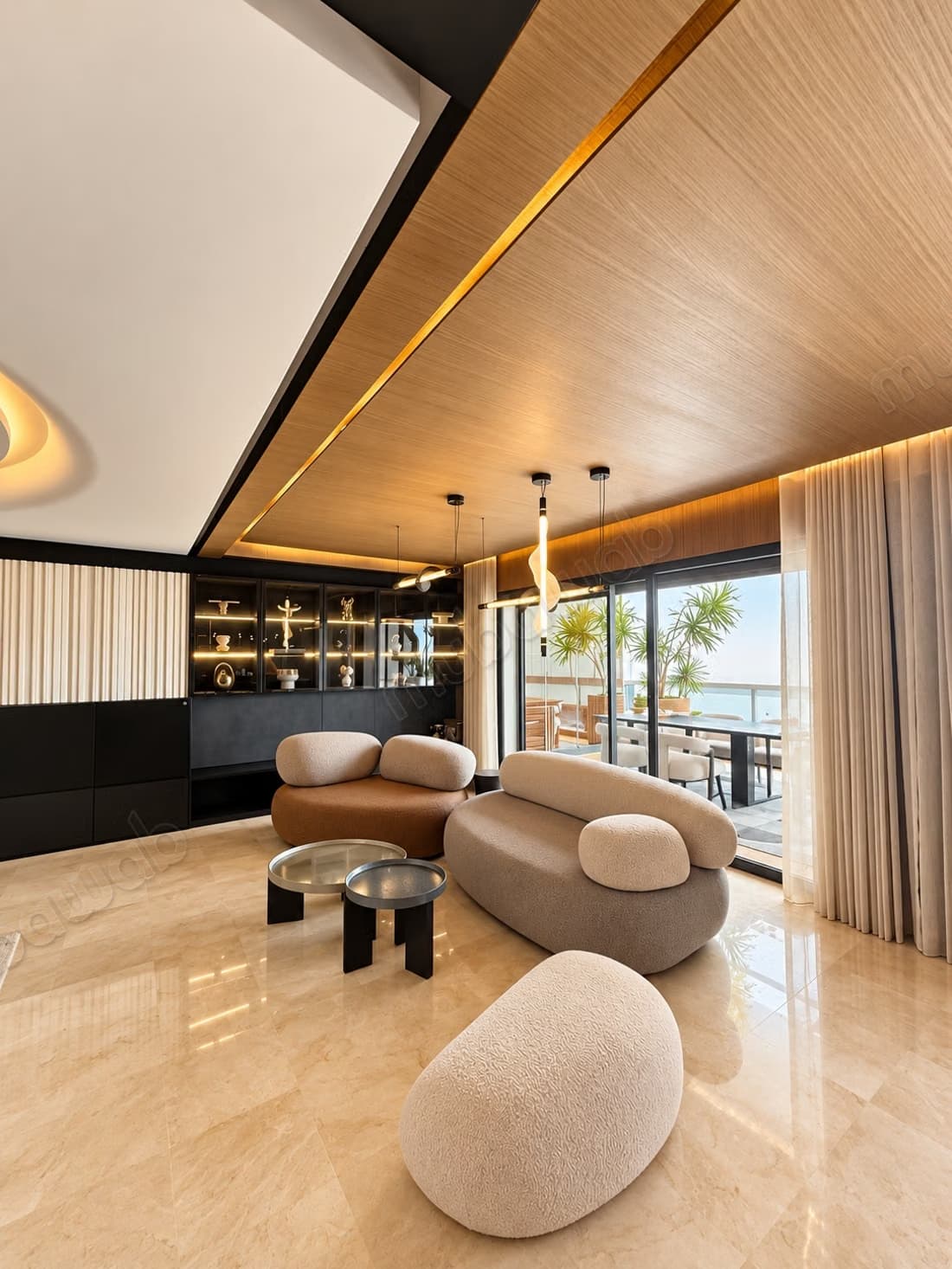 Appart de luxe 217 m2 Ain Diab Ext