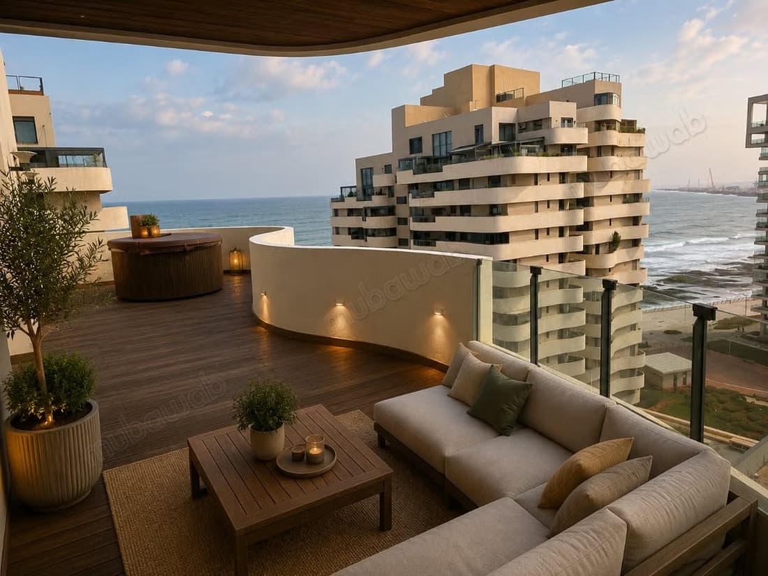 Appartement duplex meublé à louer à la marina